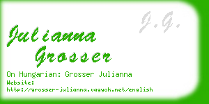 julianna grosser business card